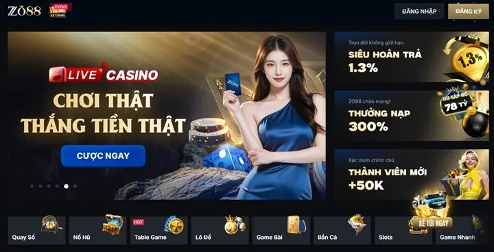 Minh chứng rõ ràng về sự uy tín của Zo88